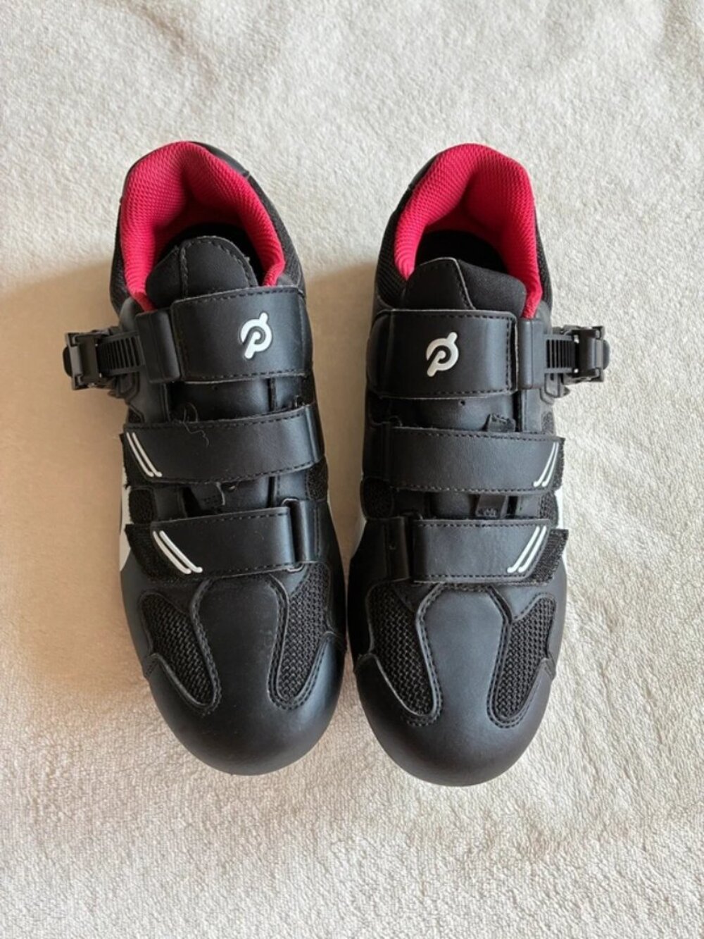 Peloton Cycling Shoes Size 40 w/ Cleats Clips